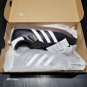 Adidas Samba Classic Shoes Sneakers Black White Leather Gum Sole IF1945